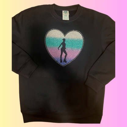 Sweatshirt Patinagem Artística em Vinil Glitter e Strass - Image 3