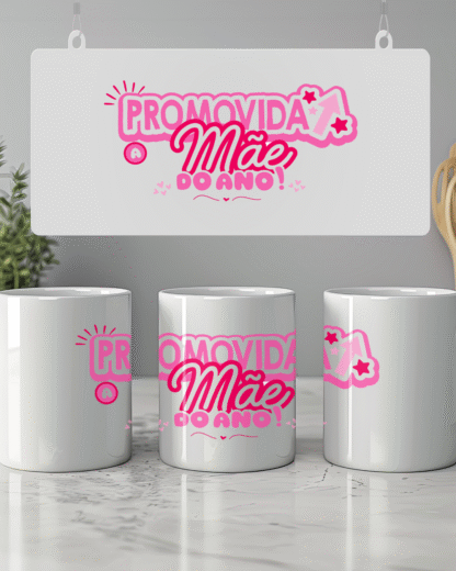 Caneca de Cerâmica "Mãe do Ano"