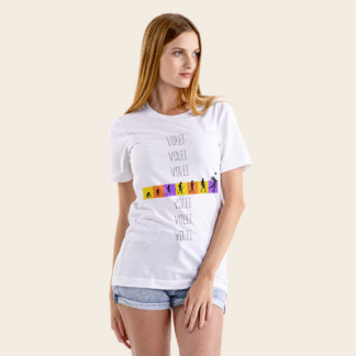 T-shirt "Evolução do Volei" - Design Único