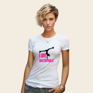 t shirt "i am unstoppable"