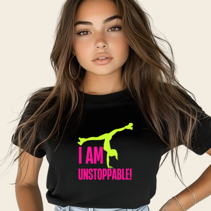 t shirt "i am unstoppable"