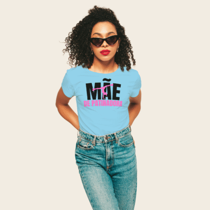 t shirt "mãe de patinadora"