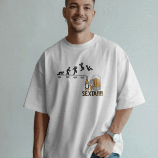 T-shirt 'A Evolução da Semana: Rumo à Sexta'