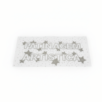 Transfer strass "Patinagem Artística com Estrelas"