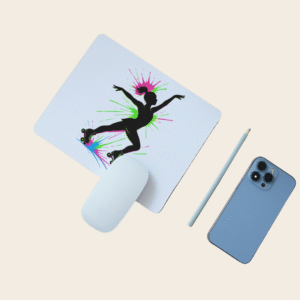 Tapete Rato Patinadora Neon