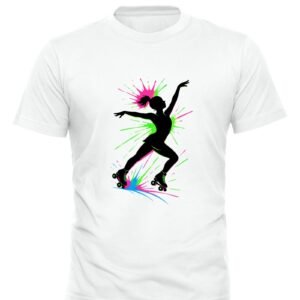 T-shirt Patinadora Neon