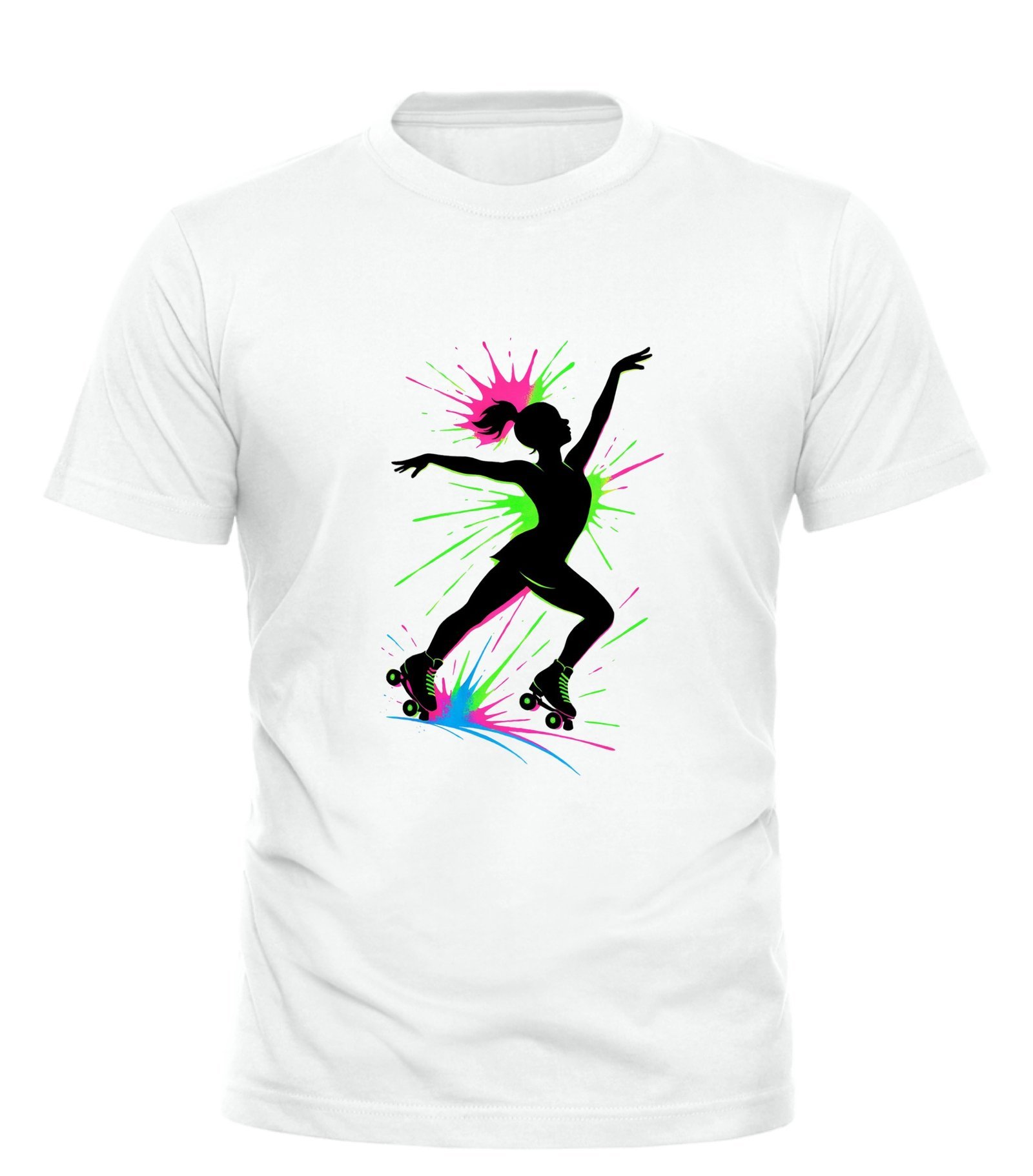 T-shirt Patinadora Neon