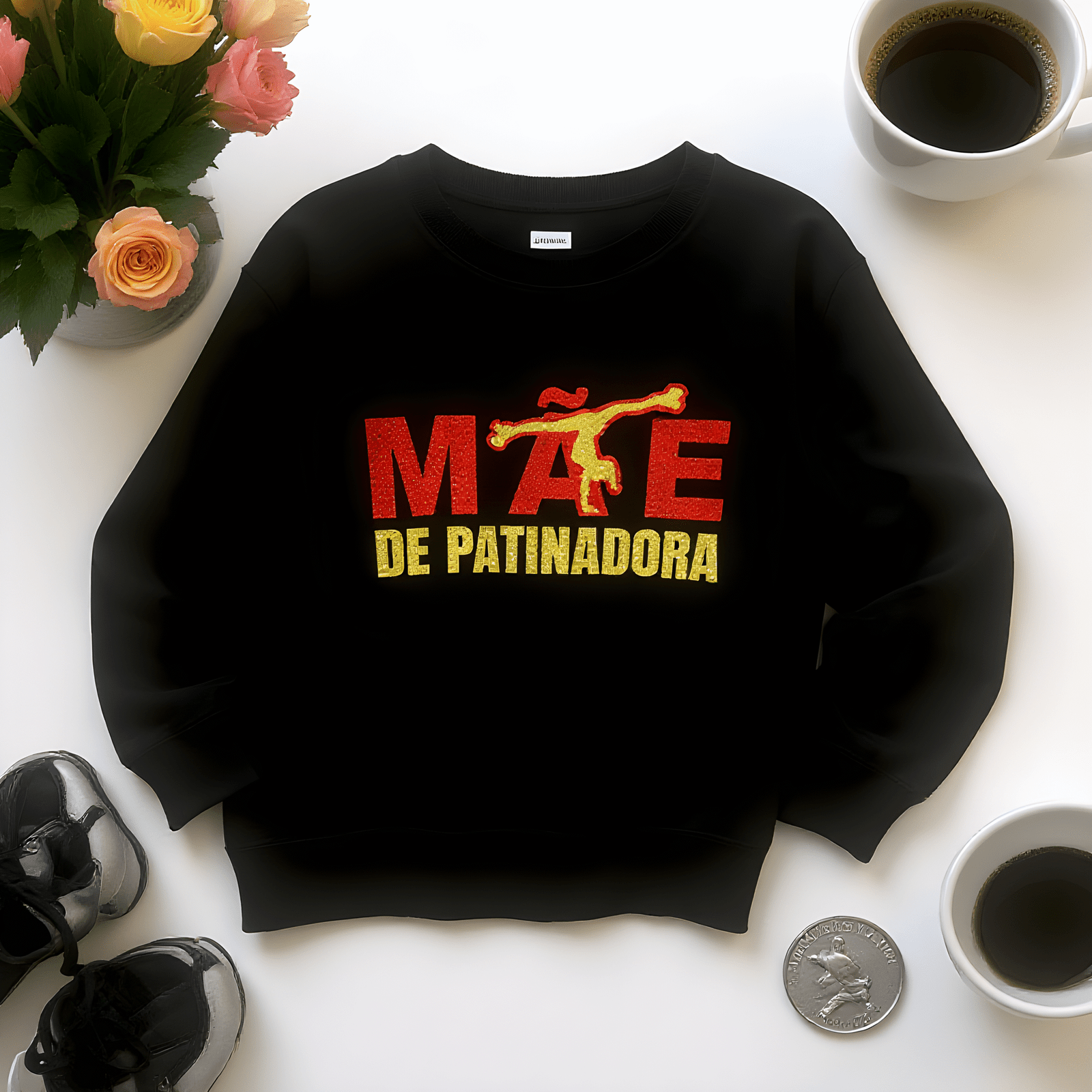 Sweatshirt Premium “Mãe de Patinadora” – Orgulho que se Veste - Image 5