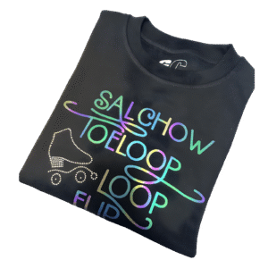 Linha Premium Patinagem Artística – Vinil Holográfico (Sweat & Hoodie)