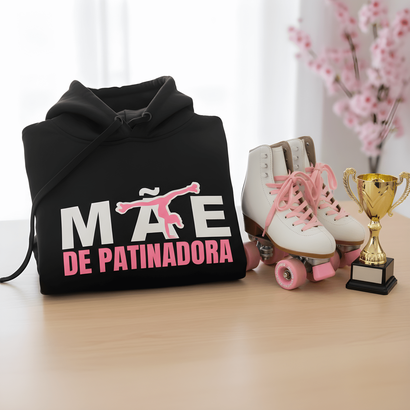 Sweatshirt Premium “Mãe de Patinadora” – Orgulho que se Veste - Image 4
