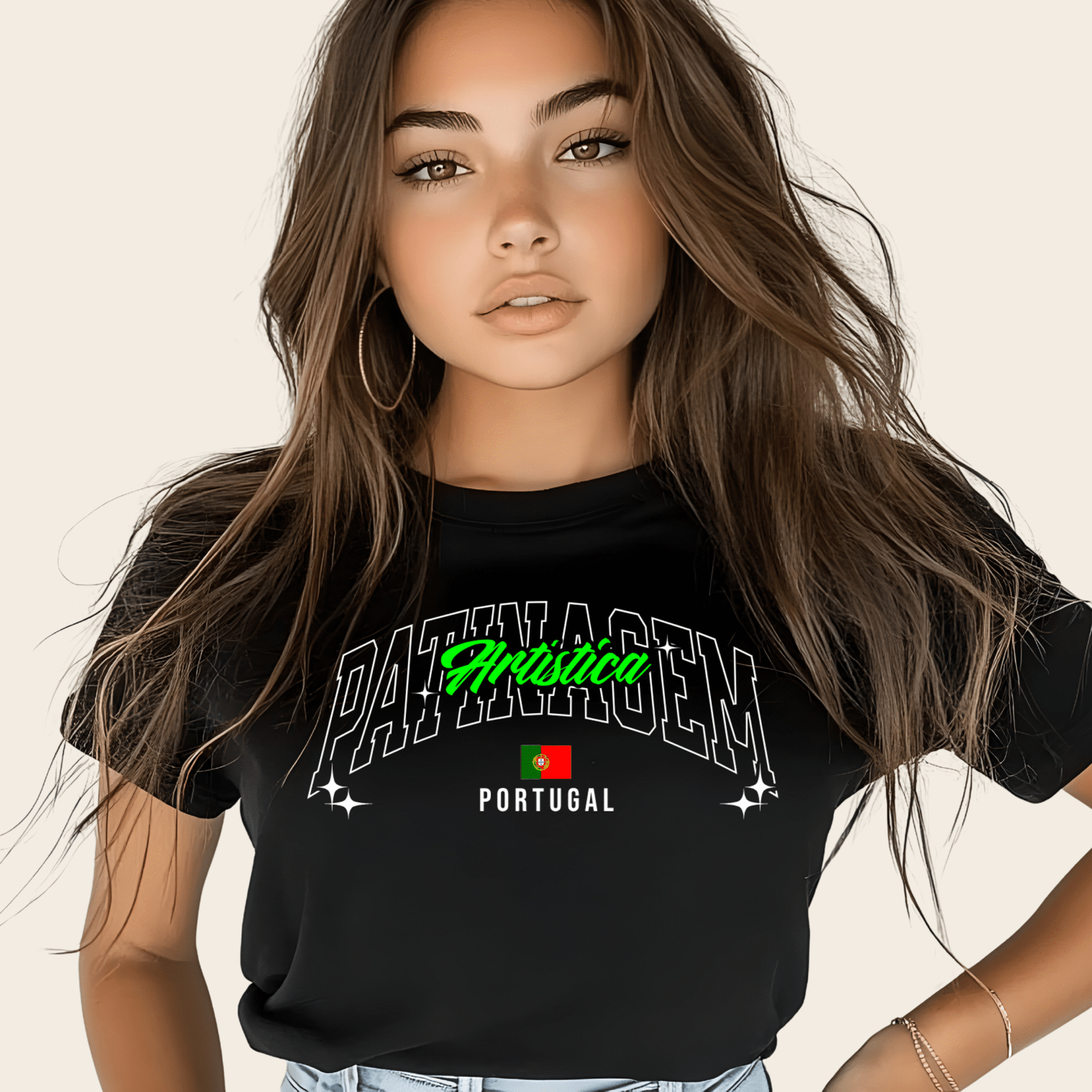 T-shirt Patinagem Artística Portugal