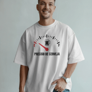 T-shirt 'Indicador de Nível de Cerveja'