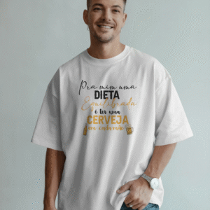 T-shirt 'Dieta Equilibrada de Cerveja'