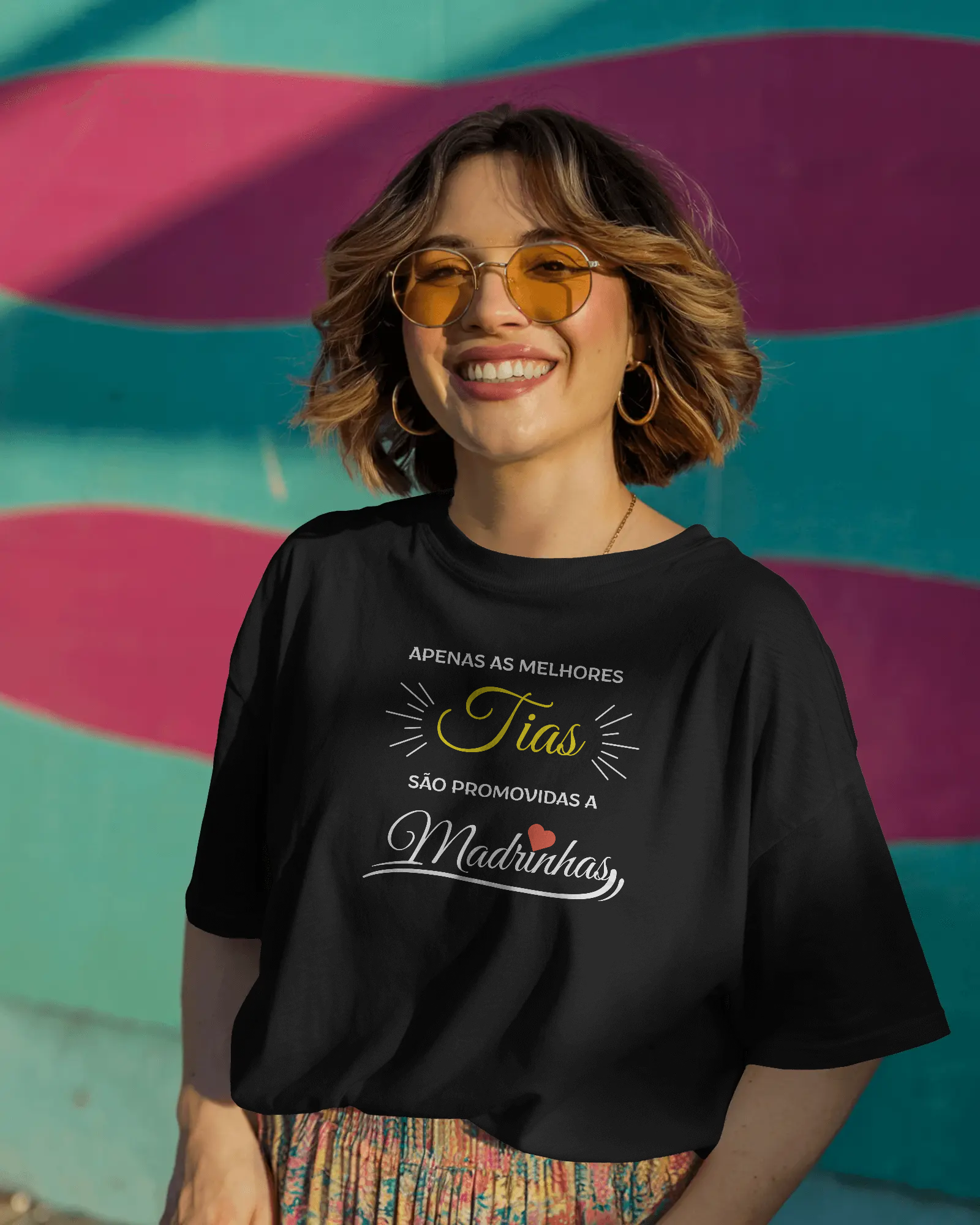 T-shirt As Melhores Tias São Madrinhas